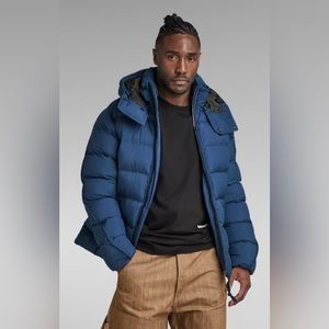 G-STAR RAW • G-WHISTLER PADDED HOODED JACKET